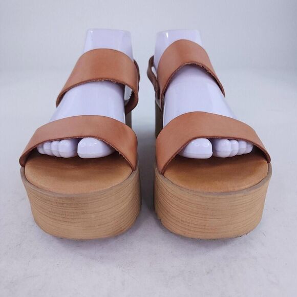 Musse & Cloud Women's sandals Fabiana brown US 9.5 Platform Slingback Sandal - Picture 2 of 9